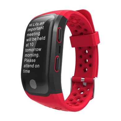 Фитнес браслет Smart Band S908 с GPS Красный