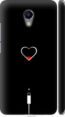 Чехол на Meizu M5 Note Подзарядка сердца "4274c-447-7105"