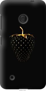 Чехол на Nokia Lumia 530 Черная клубника "3585u-205-7105"