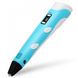 3D ручка PEN-2 UTM c LCD дисплеем и набором пластика Синяя