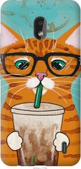 Чехол на 2.2 Зеленоглазый кот в очках "4054u-1706-7105"