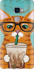 Чехол на Huawei Mate S Зеленоглазый кот в очках "4054u-490-7105"