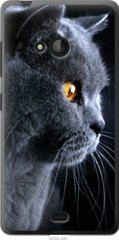 Чехол на Microsoft Lumia 540 Dual SIM Красивый кот "3038u-246-7105"