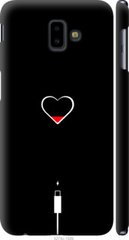Чехол на Samsung Galaxy J6 Plus 2018 Подзарядка сердца "4274c-1586-7105"