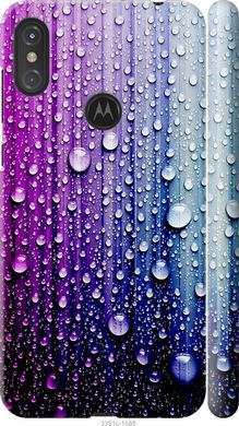 Чехол на Motorola One Power Капли воды "3351c-1588-7105"