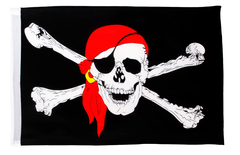 Веселый роджер (пиратский флаг) 152 х 87 см