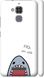 Чехол на Asus Zenfone 3 Max ZC520TL Акула "4870c-442-7105"