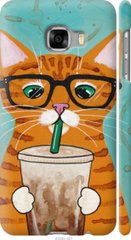 Чехол на Samsung Galaxy C5 C5000 Зеленоглазый кот в очках "4054c-301-7105"