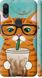 Чехол на Xiaomi Mi Play Зеленоглазый кот в очках "4054c-1644-7105"