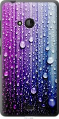 Чехол на Microsoft Lumia 540 Dual SIM Капли воды "3351u-246-7105"
