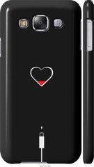 Чехол на Samsung Galaxy E5 E500H Подзарядка сердца "4274c-82-7105"