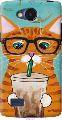 Чехол на LG Joy H220 Зеленоглазый кот в очках "4054u-376-7105"