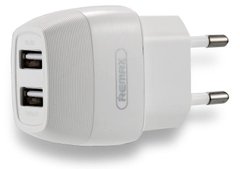 Зарядное устройство Remax Flinc RP-U29 2.1A 2*USB 220V евровилка (EU) White