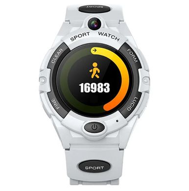 Дитячий годинник-телефон Smart Baby Watch i10 з 4G, GPS, WiFi, кнопкою SOS, камерою, вимірюванням пульсу та кисню в крові Білий