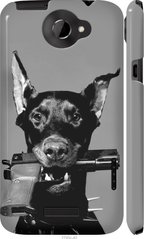 Чехол на HTC One X Доберман "2745c-42-7105"