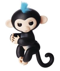 Интерактивная игрушка обезьянка Fingerlings Baby Monkey Черная