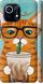 Чехол на Xiaomi Mi 11 Зеленоглазый кот в очках "4054c-2253-7105"