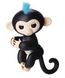 Интерактивная игрушка обезьянка Fingerlings Baby Monkey Черная