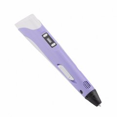 3D ручка PEN-2 UTM c LCD дисплеем и набором пластика Фиолетовый