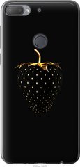 Чехол на HTC Desire 12 Plus Черная клубника "3585u-1485-7105"