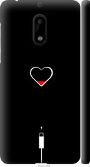 Чехол на Nokia 6 Подзарядка сердца "4274c-898-7105"