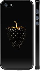 Чехол на Apple iPhone 5 Черная клубника "3585c-18-7105"