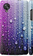 Чехол на LG Nexus 5 Капли воды "3351c-57-7105"