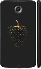 Чехол на Motorola Nexus 6 Черная клубника "3585c-67-7105"