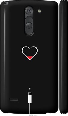 Чехол на LG G3 Stylus D690 Подзарядка сердца "4274c-89-7105"