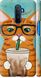 Чехол на Realme X2 Pro Зеленоглазый кот в очках "4054c-1866-7105"
