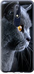 Чехол на Nokia 7.1 Красивый кот "3038u-1593-7105"