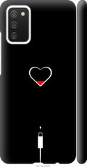 Чехол на Samsung Galaxy A03s A037F Подзарядка сердца "4274c-2381-7105"