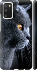 Чехол на Samsung Galaxy A03s A037F Красивый кот "3038c-2381-7105"