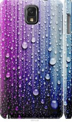 Чехол на Samsung Galaxy Note 3 N9000 Капли воды "3351c-29-7105"