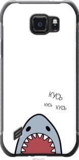 Чехол на Samsung Galaxy S6 active G890 Акула "4870u-331-7105"