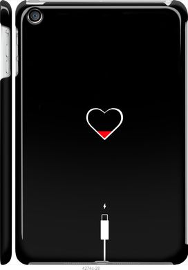 Чехол на iPad mini Подзарядка сердца "4274c-27-7105"