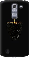 Чехол на LG G Pro 2 D838 Черная клубника "3585u-375-7105"