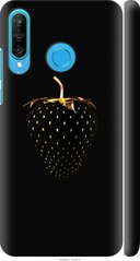 Чехол на Huawei P30 Lite Черная клубника "3585c-1651-7105"