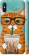 Чехол на Xiaomi Redmi 9A Зеленоглазый кот в очках "4054c-2034-7105"