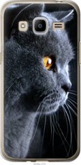 Чехол на Samsung Galaxy J2 (2016) J210 Красивый кот "3038u-270-7105"