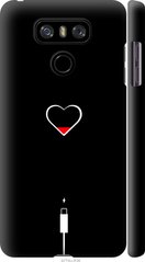 Чехол на LG G6 Подзарядка сердца "4274c-836-7105"