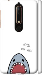 Чехол на Nokia 6.1 Акула "4870c-1628-7105"