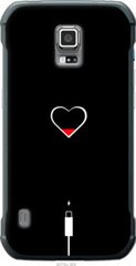 Чехол на Samsung Galaxy S5 Active G870 Подзарядка сердца "4274u-364-7105"