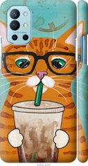 Чехол на OnePlus 9R Зеленоглазый кот в очках "4054c-2326-7105"