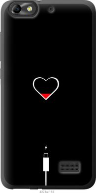 Чехол на Huawei Honor 4C Подзарядка сердца "4274u-183-7105"