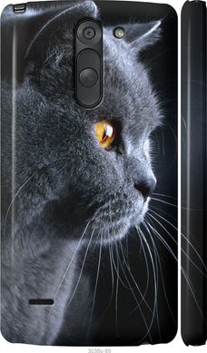 Чехол на LG G3 Stylus D690 Красивый кот "3038c-89-7105"
