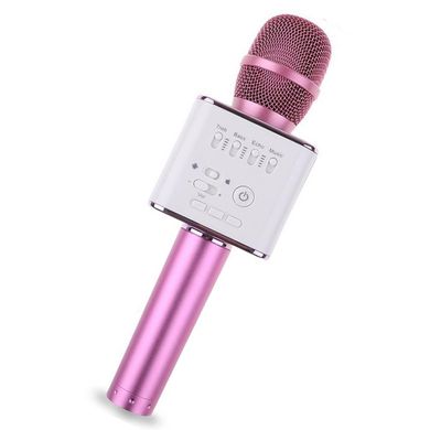 Портативный караоке микрофон UTM Q9 в коробке Rose