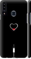 Чехол на Samsung Galaxy A20s A207F Подзарядка сердца "4274c-1775-7105"
