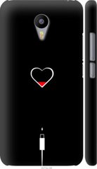 Чехол на Meizu M2 Note Подзарядка сердца "4274c-94-7105"