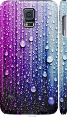 Чехол на Samsung Galaxy S5 Duos SM G900FD Капли воды "3351c-62-7105"